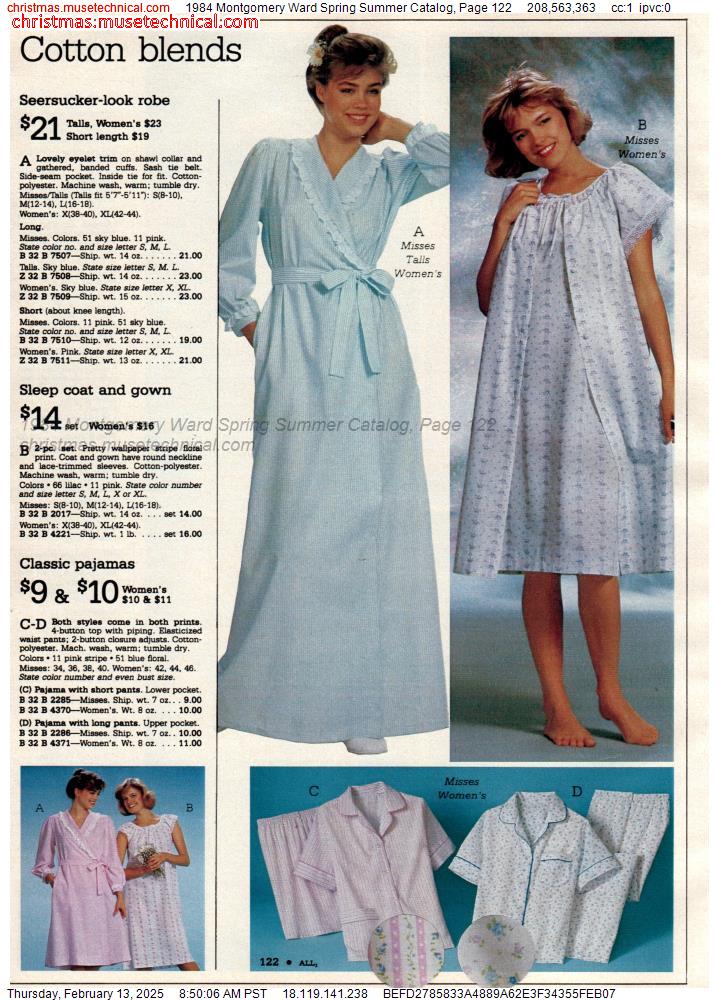 1984 Montgomery Ward Spring Summer Catalog, Page 122