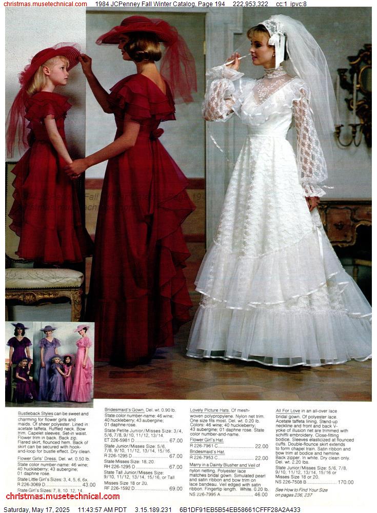 1984 JCPenney Fall Winter Catalog, Page 194