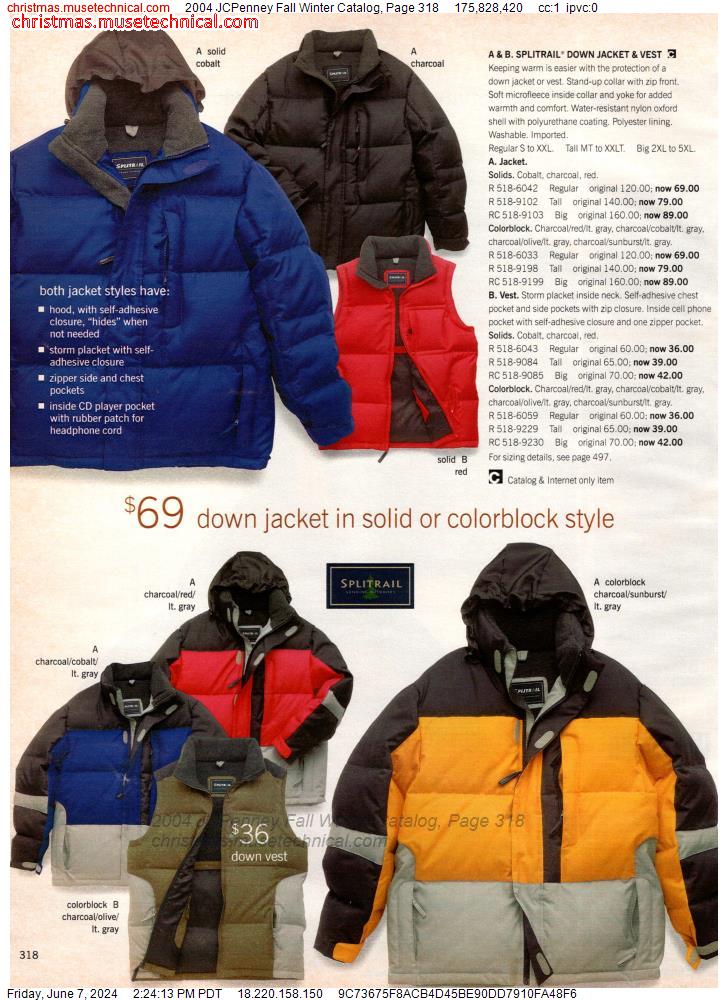 2004 JCPenney Fall Winter Catalog, Page 318