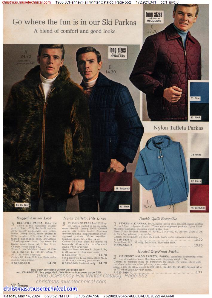 1966 JCPenney Fall Winter Catalog, Page 552
