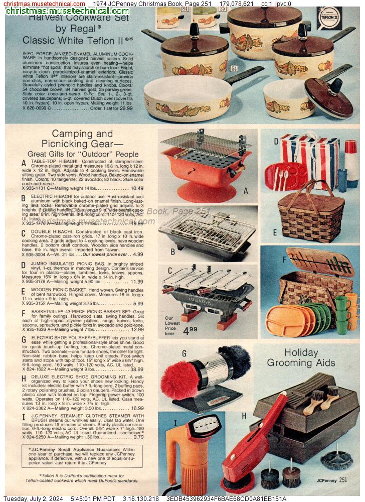 1974 JCPenney Christmas Book, Page 251
