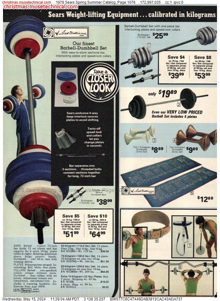 1978 Sears Spring Summer Catalog, Page 1076