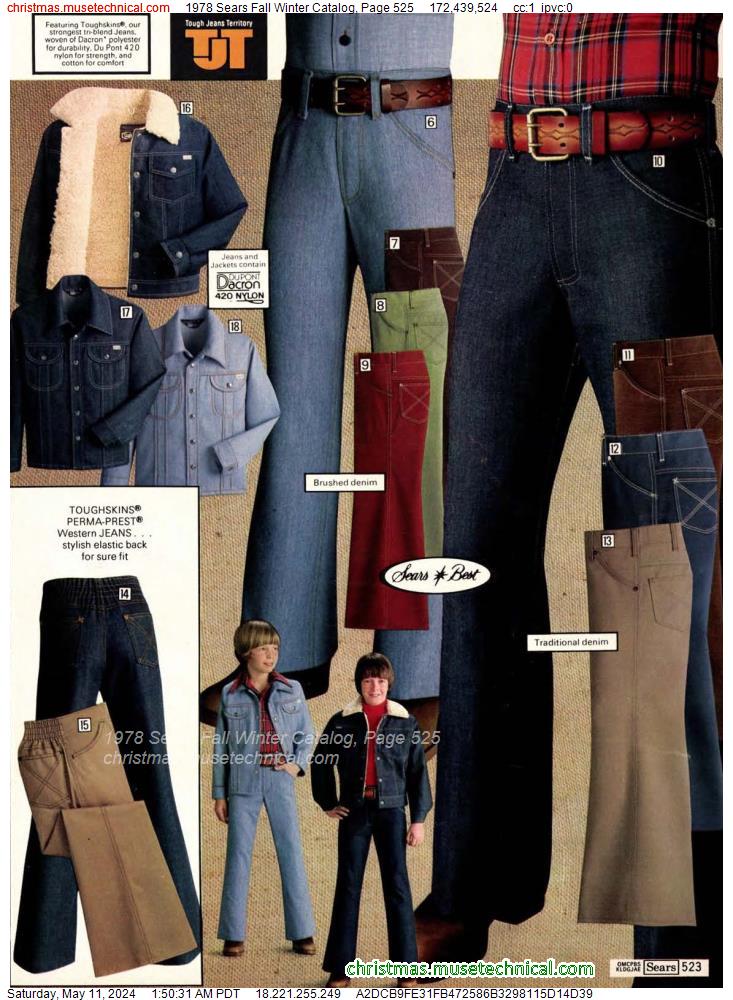 1978 Sears Fall Winter Catalog, Page 525