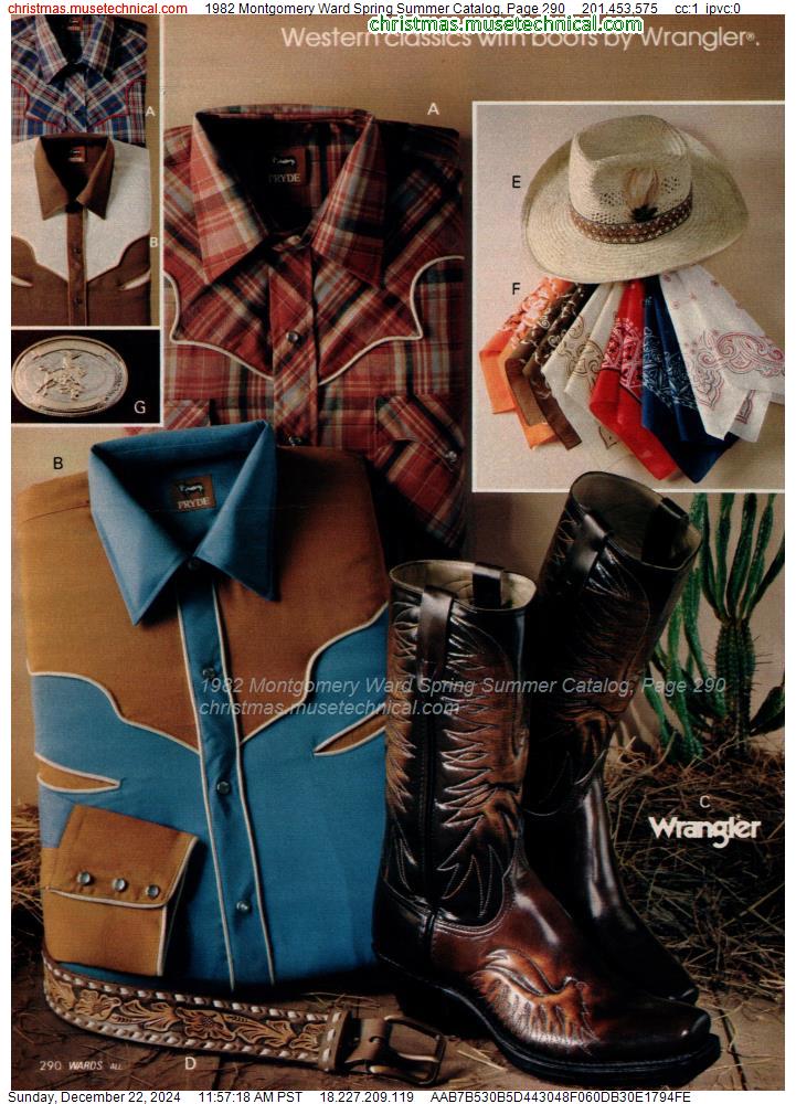 1982 Montgomery Ward Spring Summer Catalog, Page 290