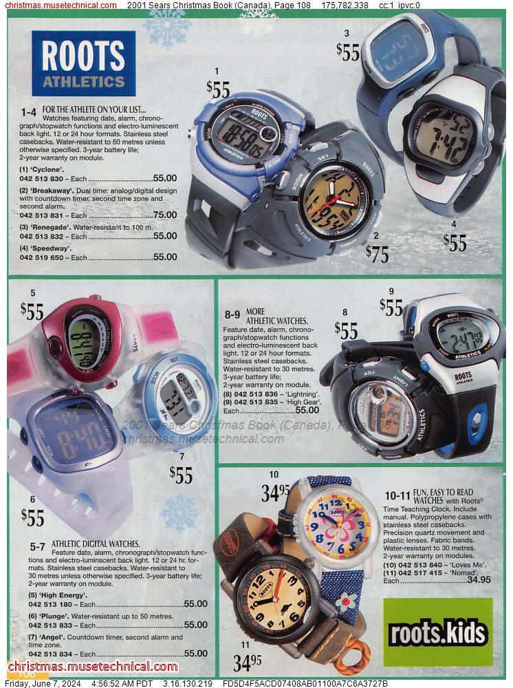 2001 Sears Christmas Book (Canada), Page 108