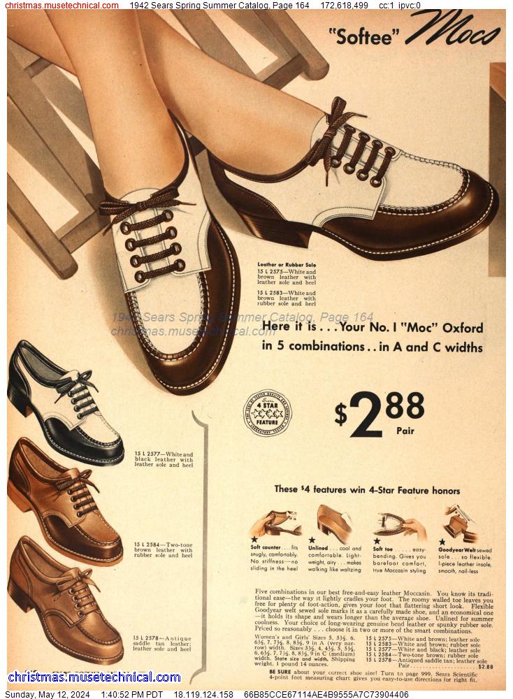 1942 Sears Spring Summer Catalog, Page 164