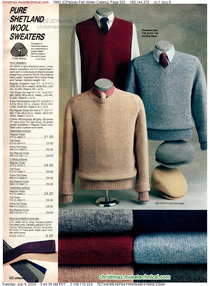 1983 JCPenney Fall Winter Catalog, Page 522