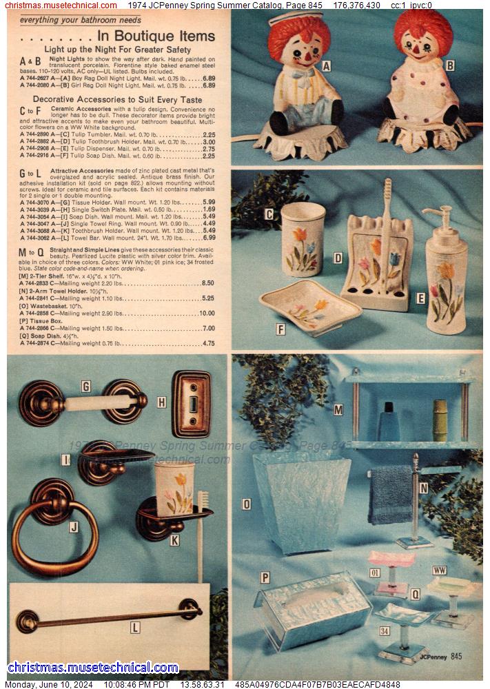 1974 JCPenney Spring Summer Catalog, Page 845
