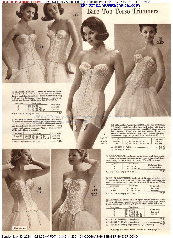 1964 JCPenney Spring Summer Catalog, Page 204