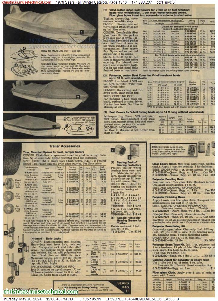 1979 Sears Fall Winter Catalog, Page 1346