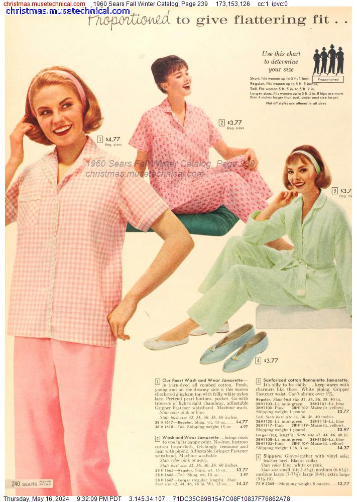 1960 Sears Fall Winter Catalog, Page 239
