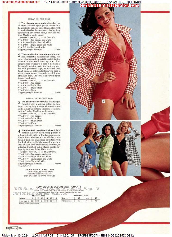 1975 Sears Spring Summer Catalog, Page 18