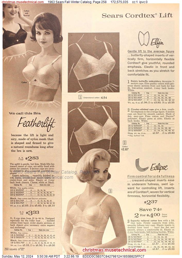 1963 Sears Fall Winter Catalog, Page 258