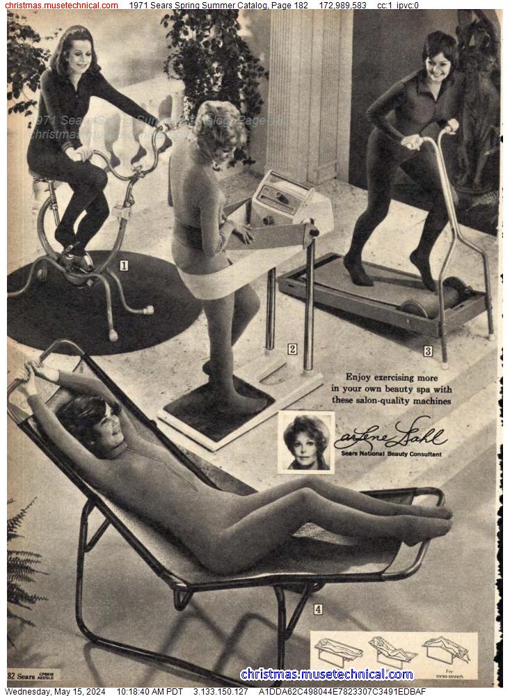 1971 Sears Spring Summer Catalog, Page 182