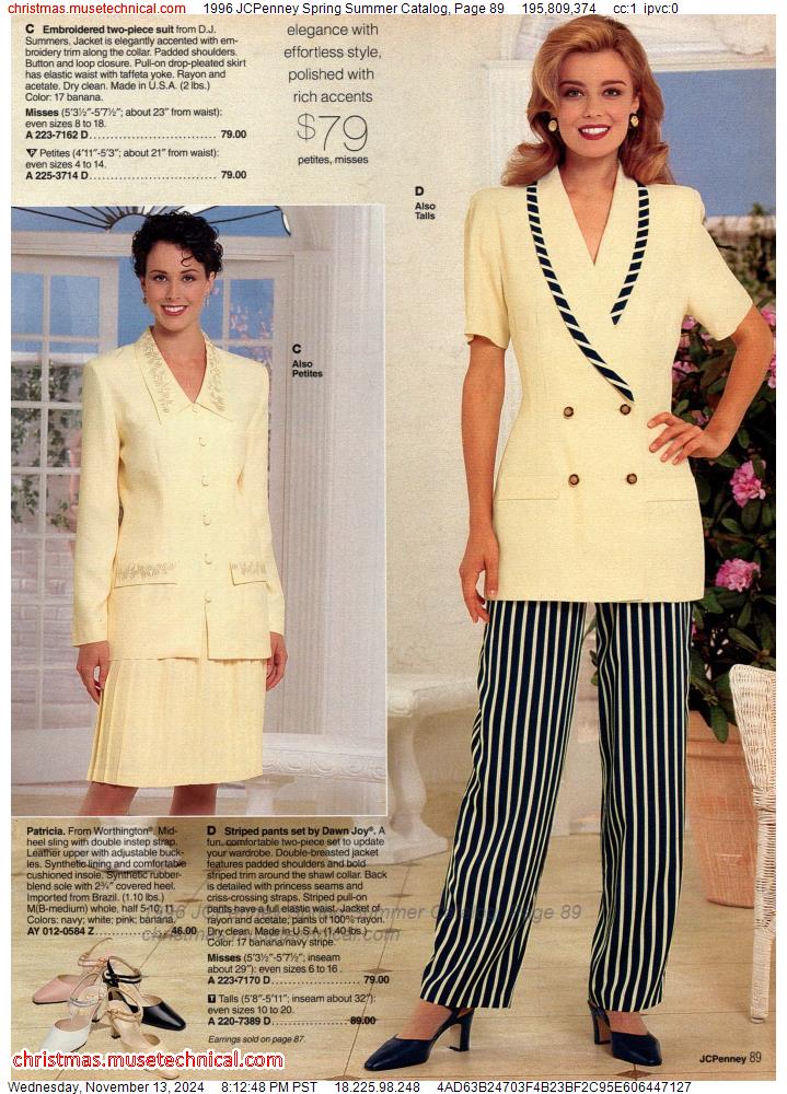 1996 JCPenney Spring Summer Catalog, Page 89