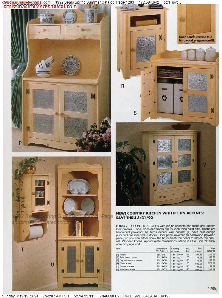 1992 Sears Spring Summer Catalog, Page 1283