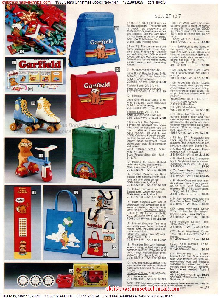 1983 Sears Christmas Book, Page 147