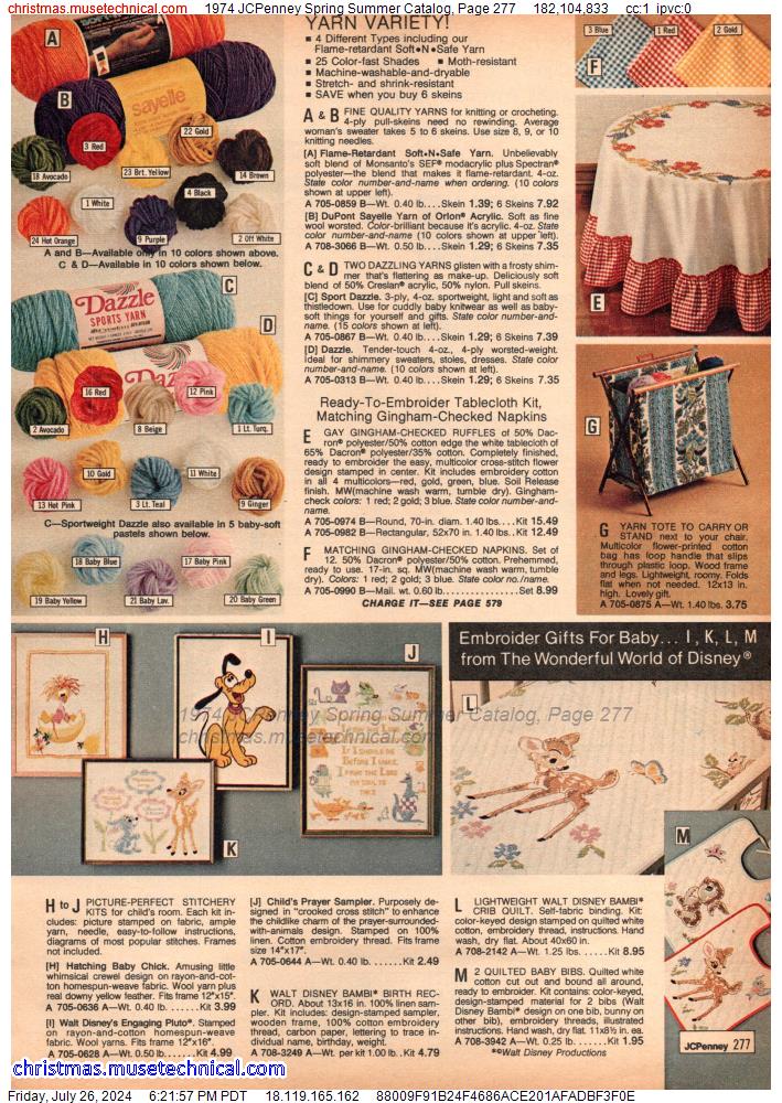 1974 JCPenney Spring Summer Catalog, Page 277