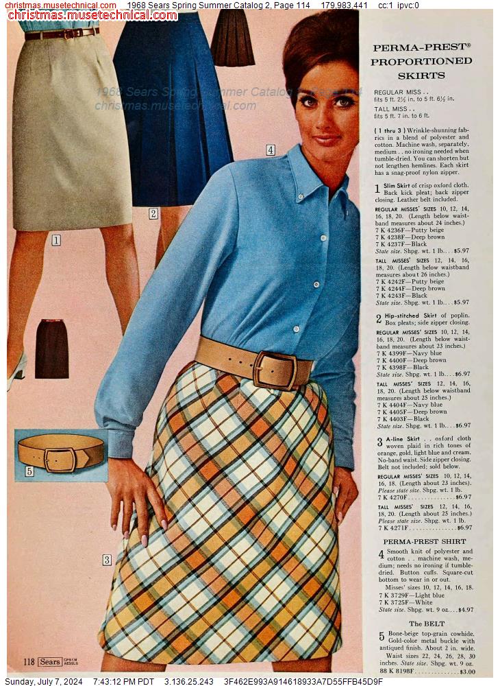 1968 Sears Spring Summer Catalog 2, Page 114