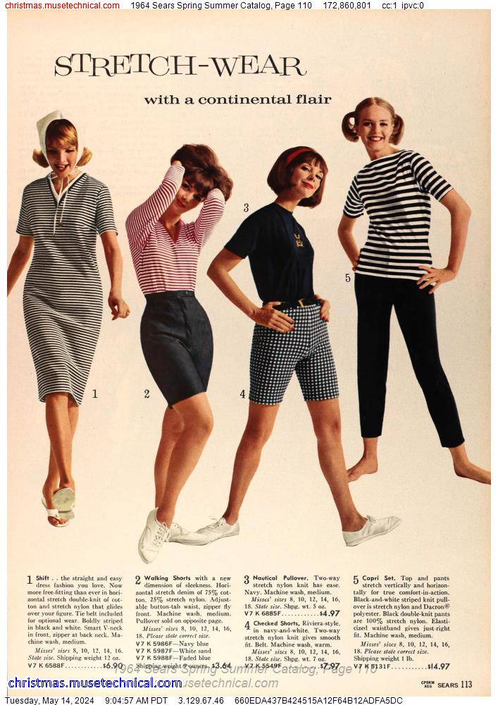1964 Sears Spring Summer Catalog, Page 110