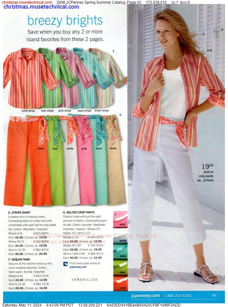 2006 JCPenney Spring Summer Catalog, Page 43