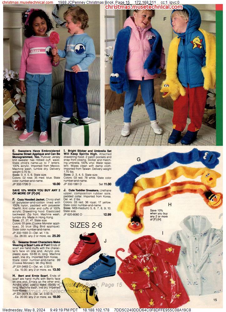 1988 JCPenney Christmas Book, Page 15