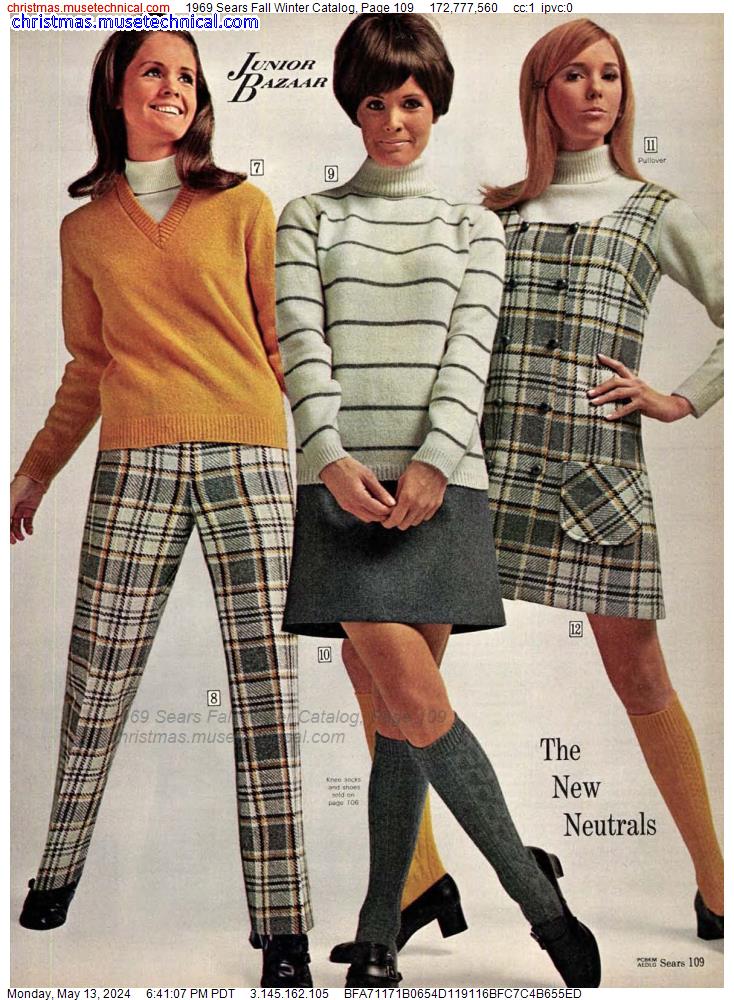 1969 Sears Fall Winter Catalog, Page 109