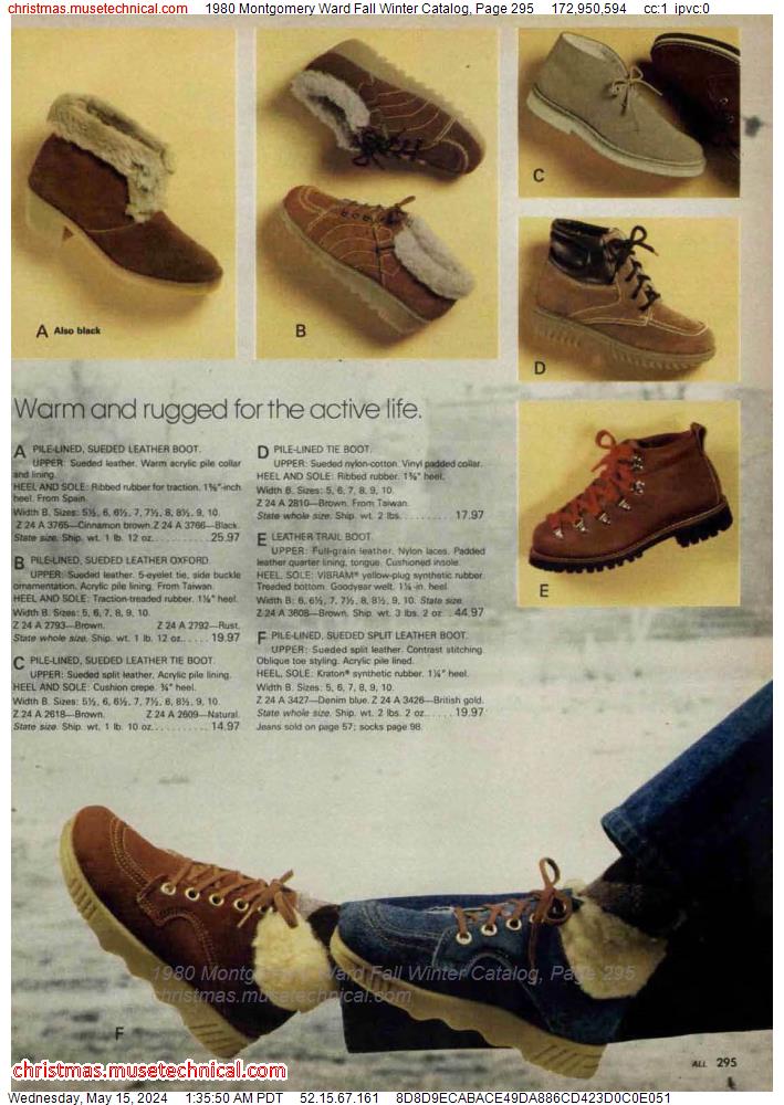 1980 Montgomery Ward Fall Winter Catalog, Page 295