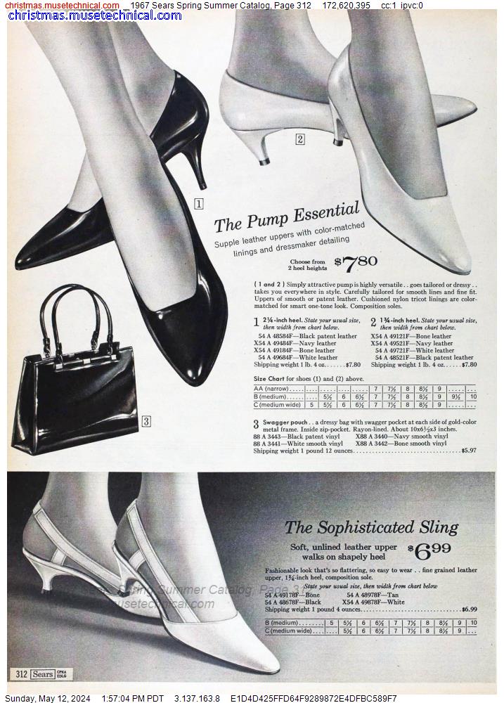 1967 Sears Spring Summer Catalog, Page 312