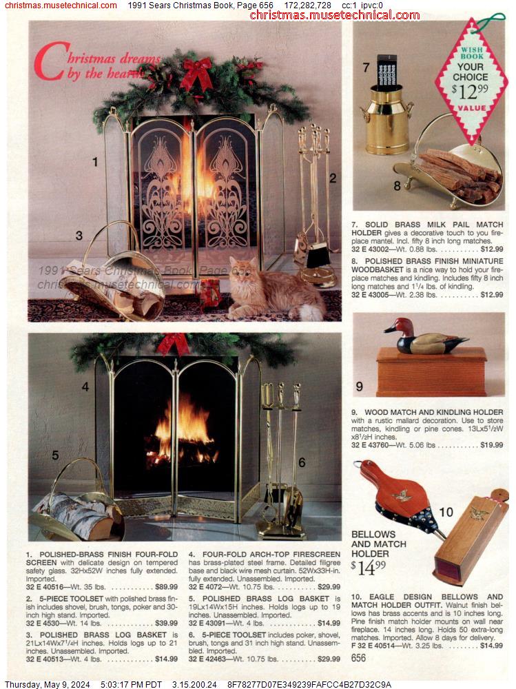 1991 Sears Christmas Book, Page 656