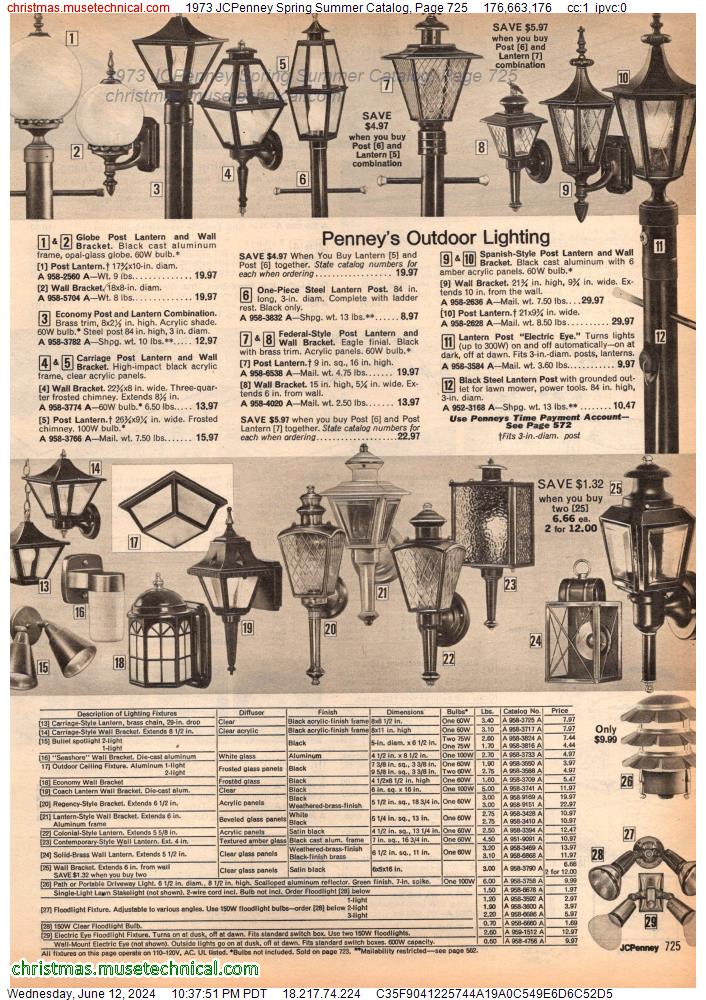 1973 JCPenney Spring Summer Catalog, Page 725