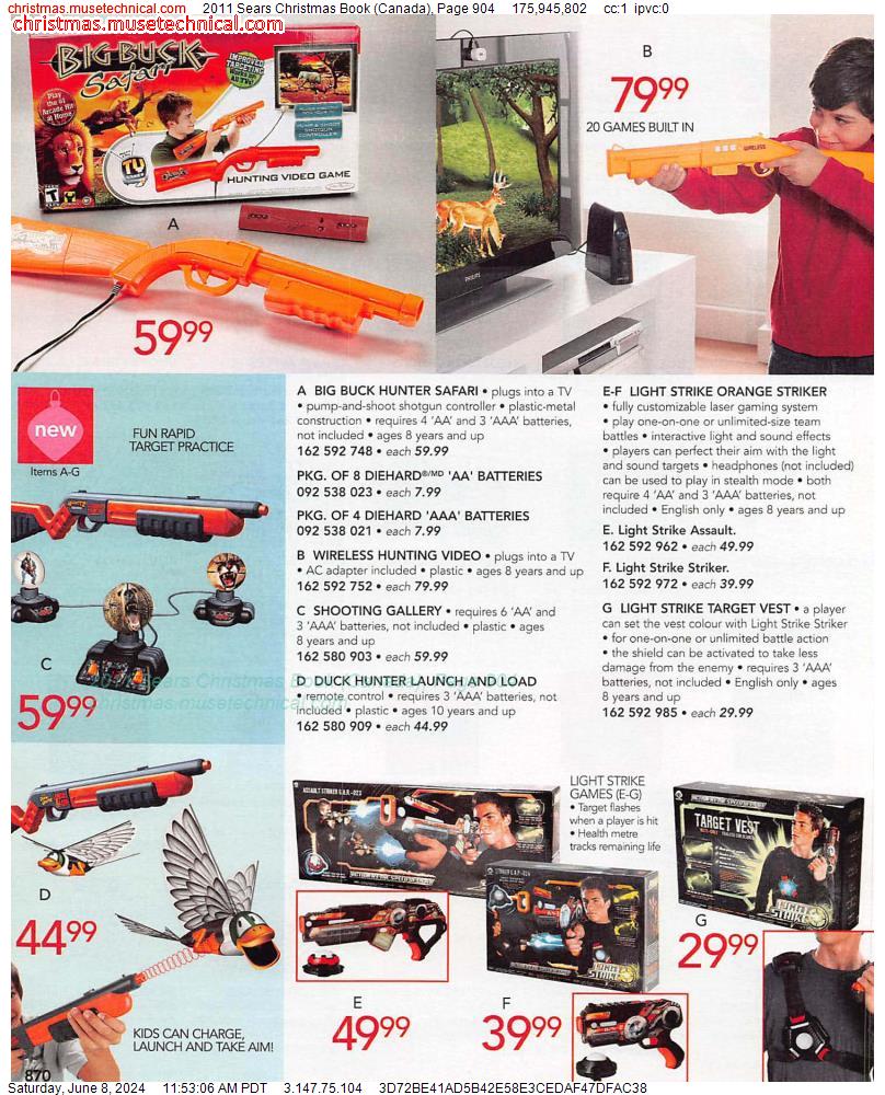 2011 Sears Christmas Book (Canada), Page 904