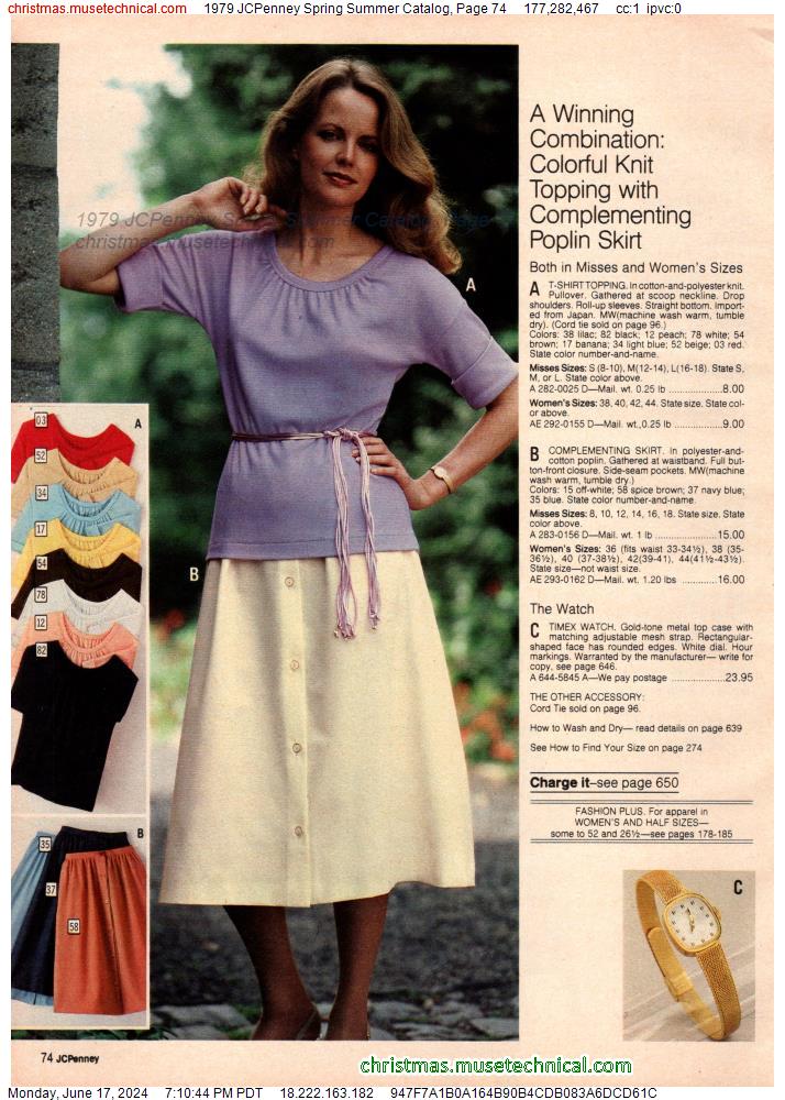 1979 JCPenney Spring Summer Catalog, Page 74