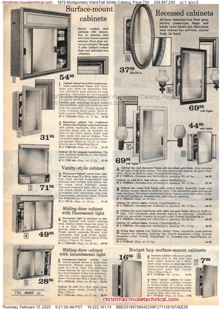 1975 Montgomery Ward Fall Winter Catalog, Page 754