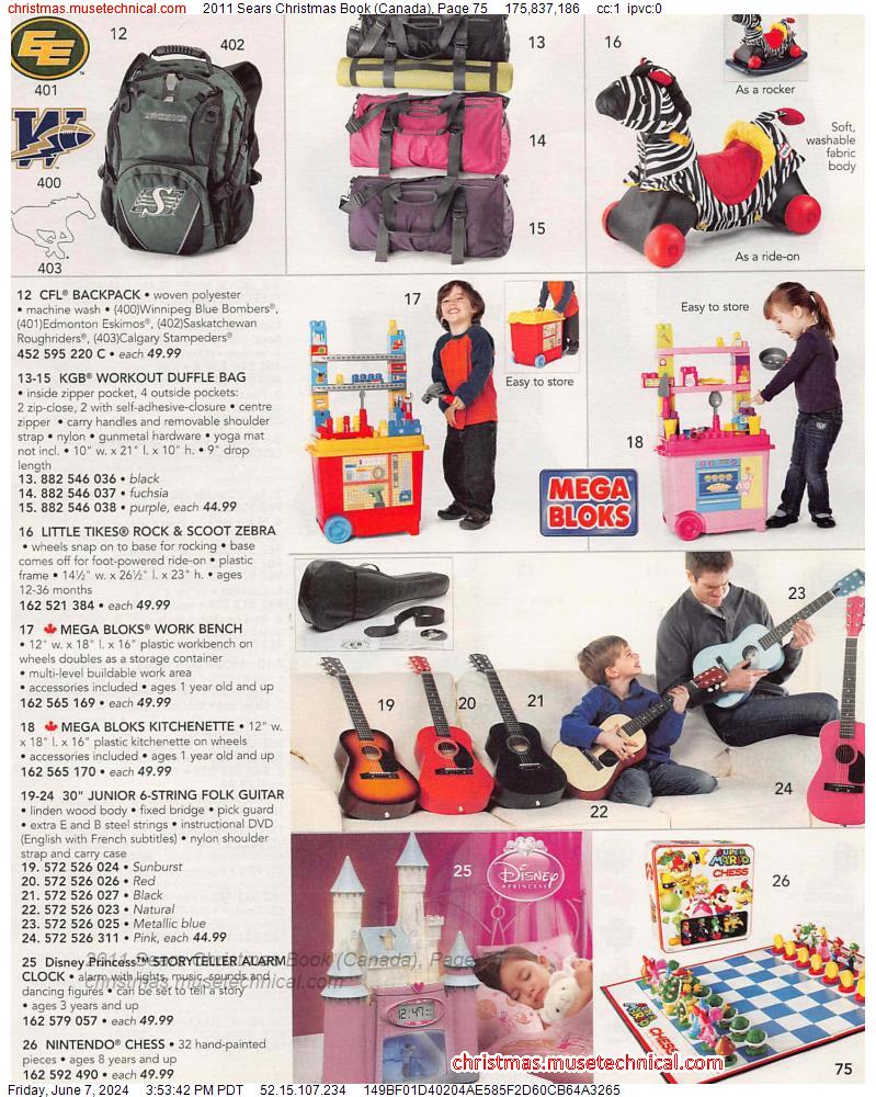 2011 Sears Christmas Book (Canada), Page 75
