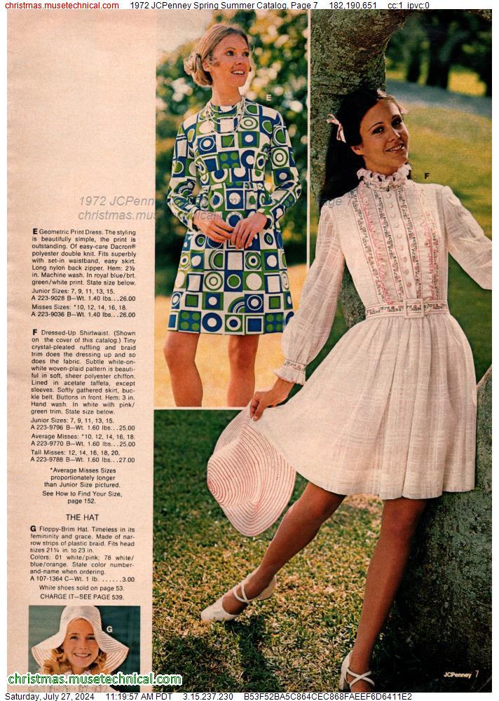 1972 JCPenney Spring Summer Catalog, Page 7