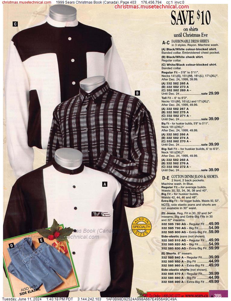 1999 Sears Christmas Book (Canada), Page 403