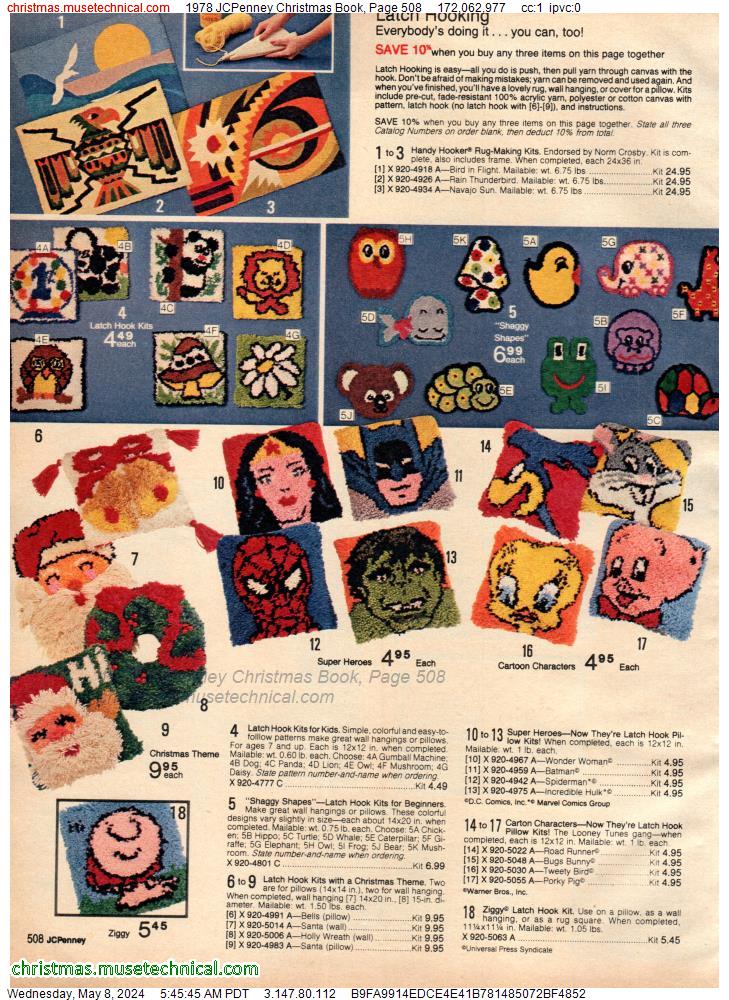 1978 JCPenney Christmas Book, Page 508