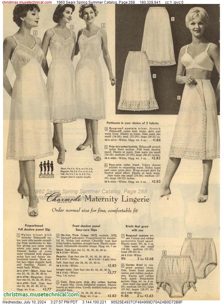 1960 Sears Spring Summer Catalog, Page 268