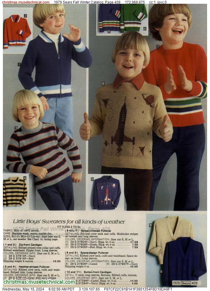 1979 Sears Fall Winter Catalog, Page 409