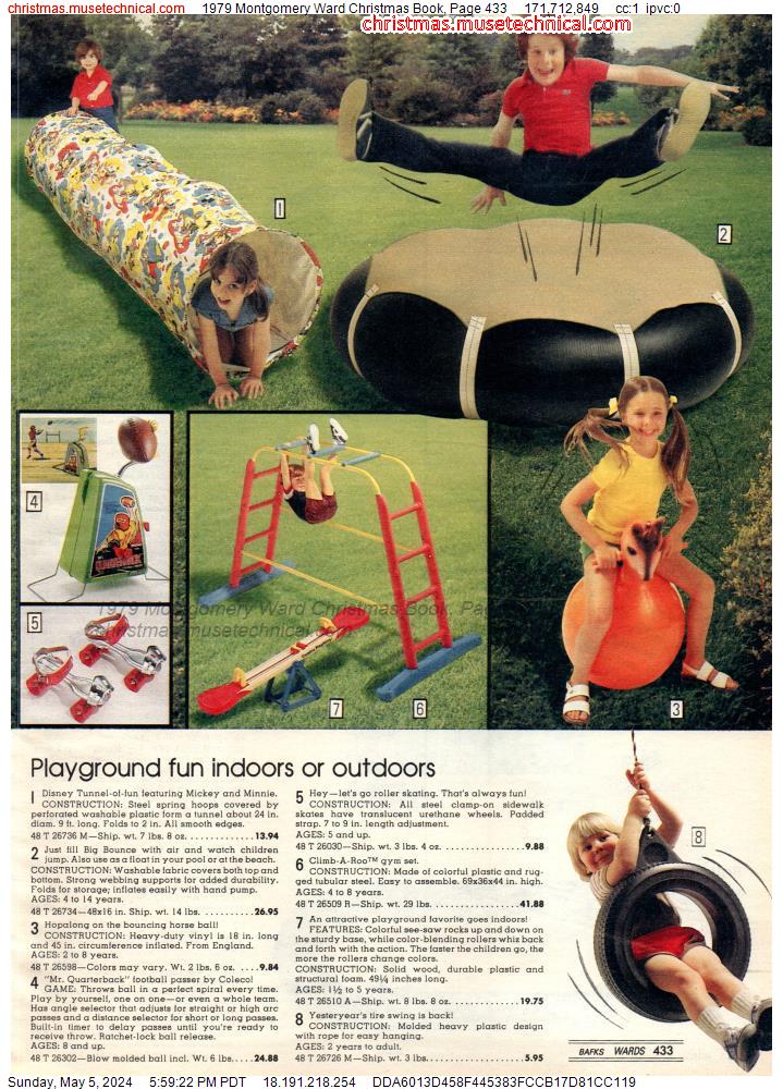 1979 Montgomery Ward Christmas Book, Page 433