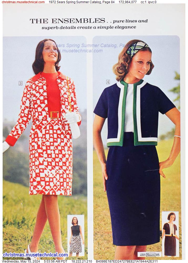 1972 Sears Spring Summer Catalog, Page 84