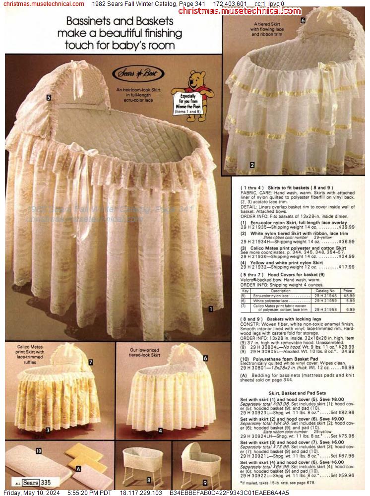 1982 Sears Fall Winter Catalog, Page 341