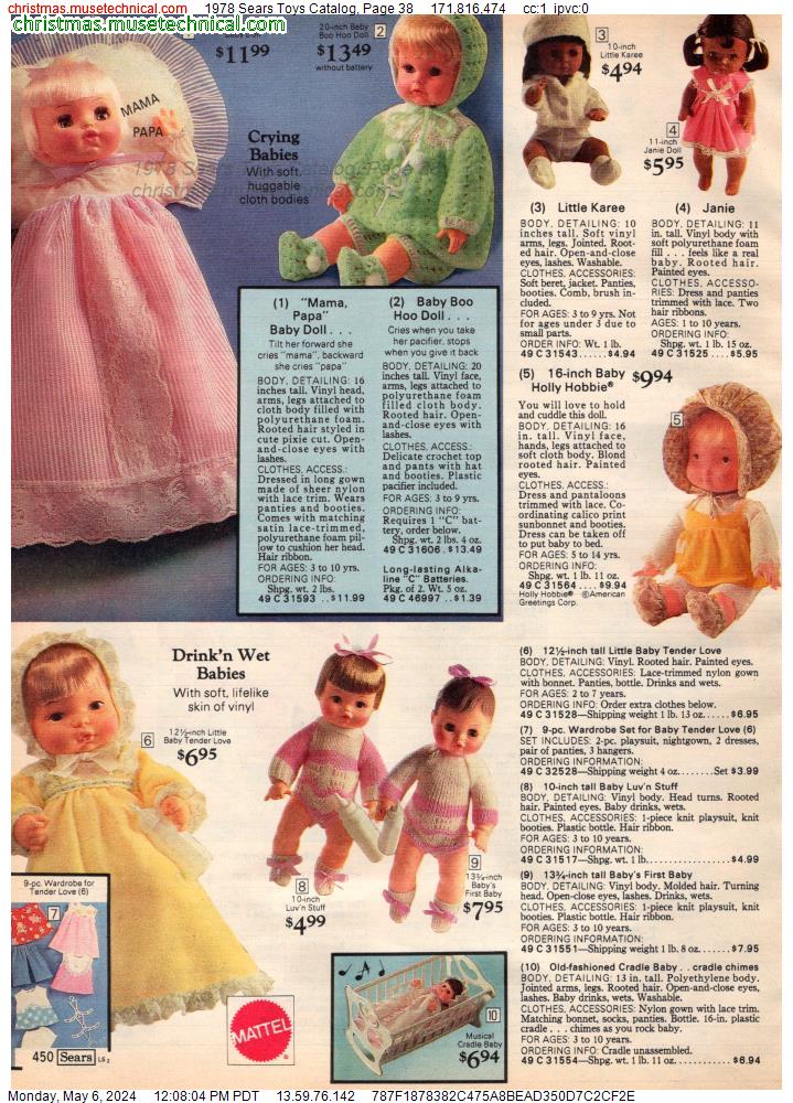 1978 Sears Toys Catalog, Page 38