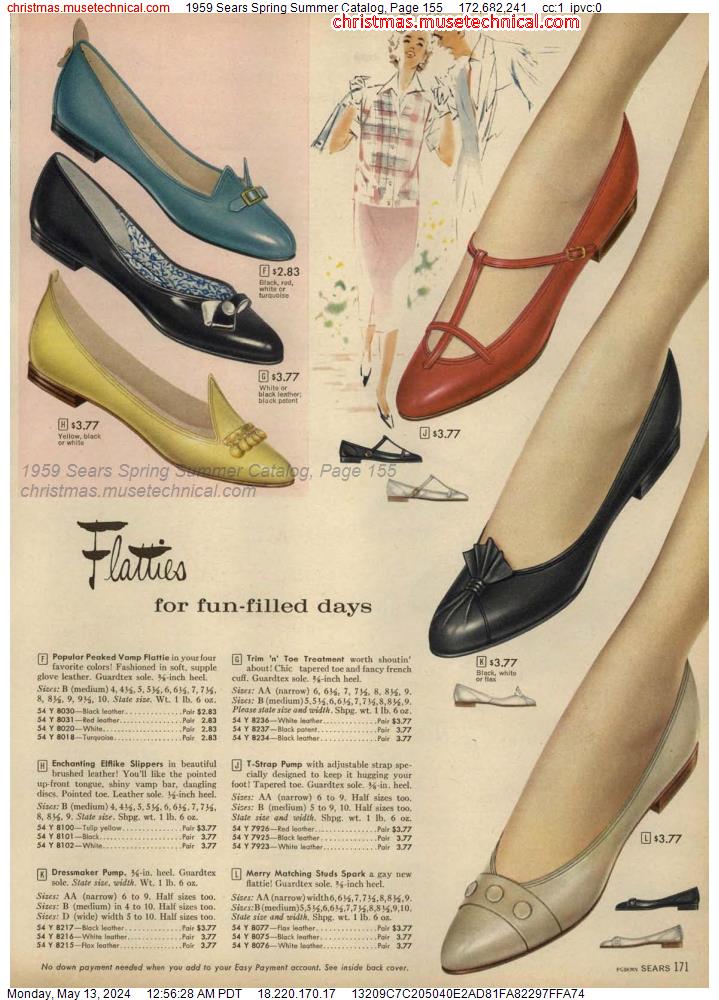 1959 Sears Spring Summer Catalog, Page 155