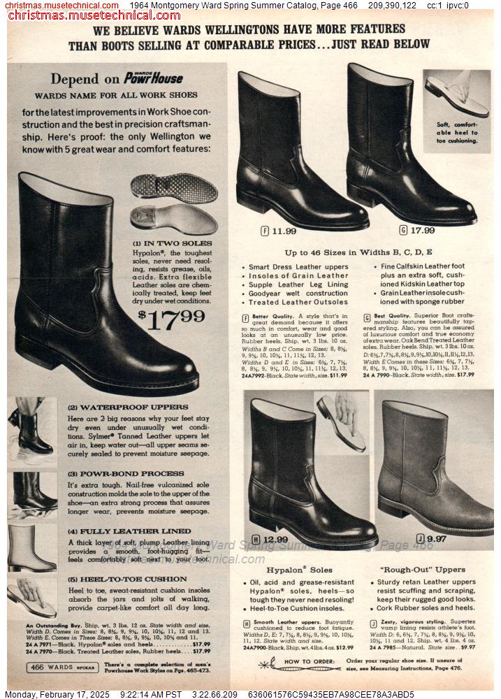 1964 Montgomery Ward Spring Summer Catalog, Page 466