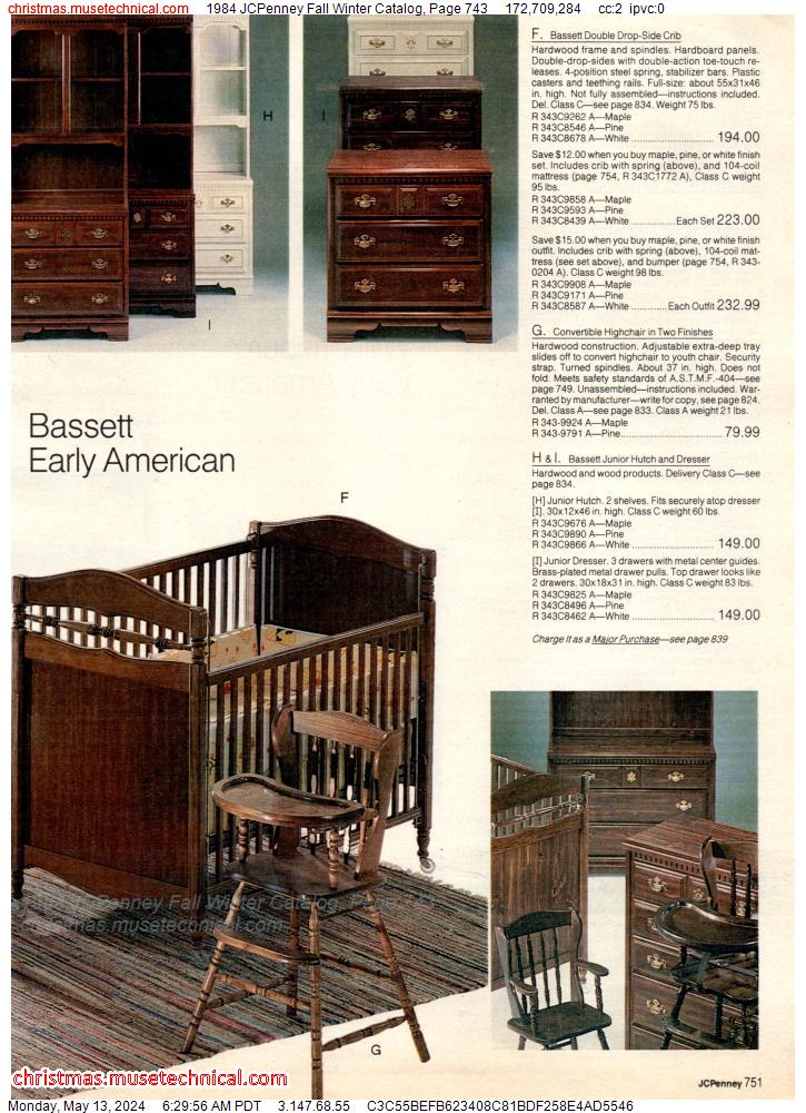 1984 JCPenney Fall Winter Catalog, Page 743