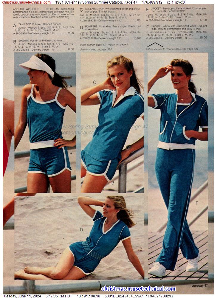 1981 JCPenney Spring Summer Catalog, Page 47