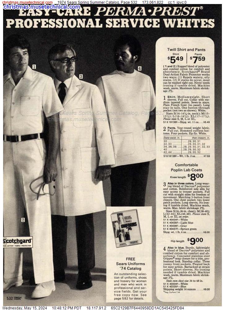 1974 Sears Spring Summer Catalog, Page 532