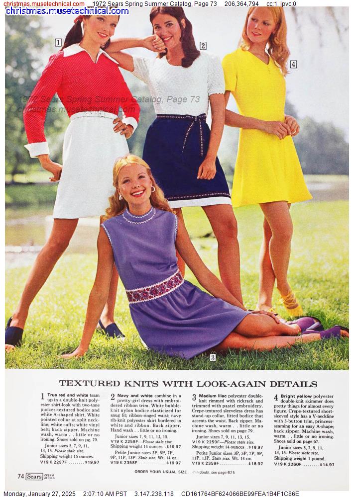 1972 Sears Spring Summer Catalog, Page 73